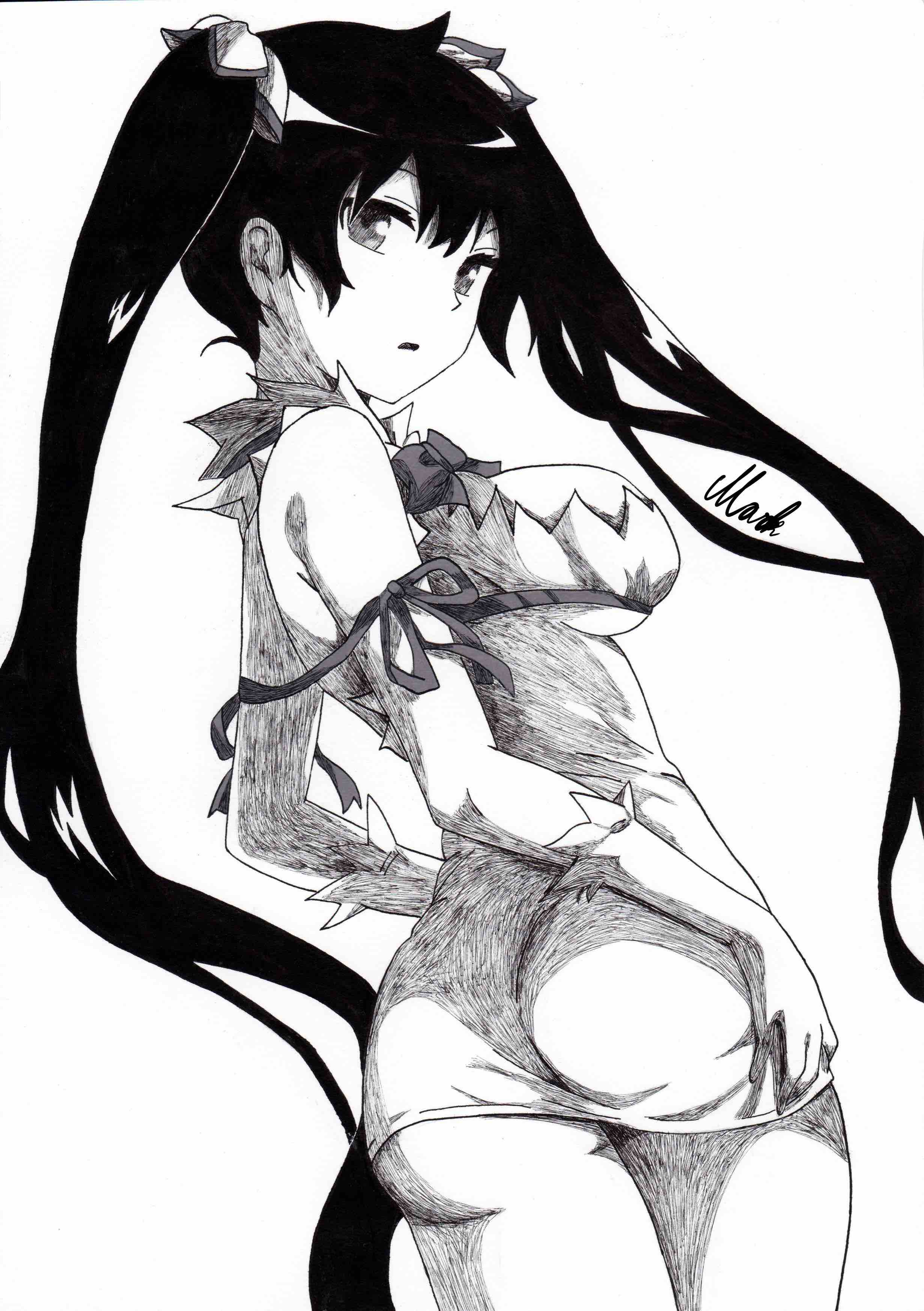 Disegno Manga Hestia 2