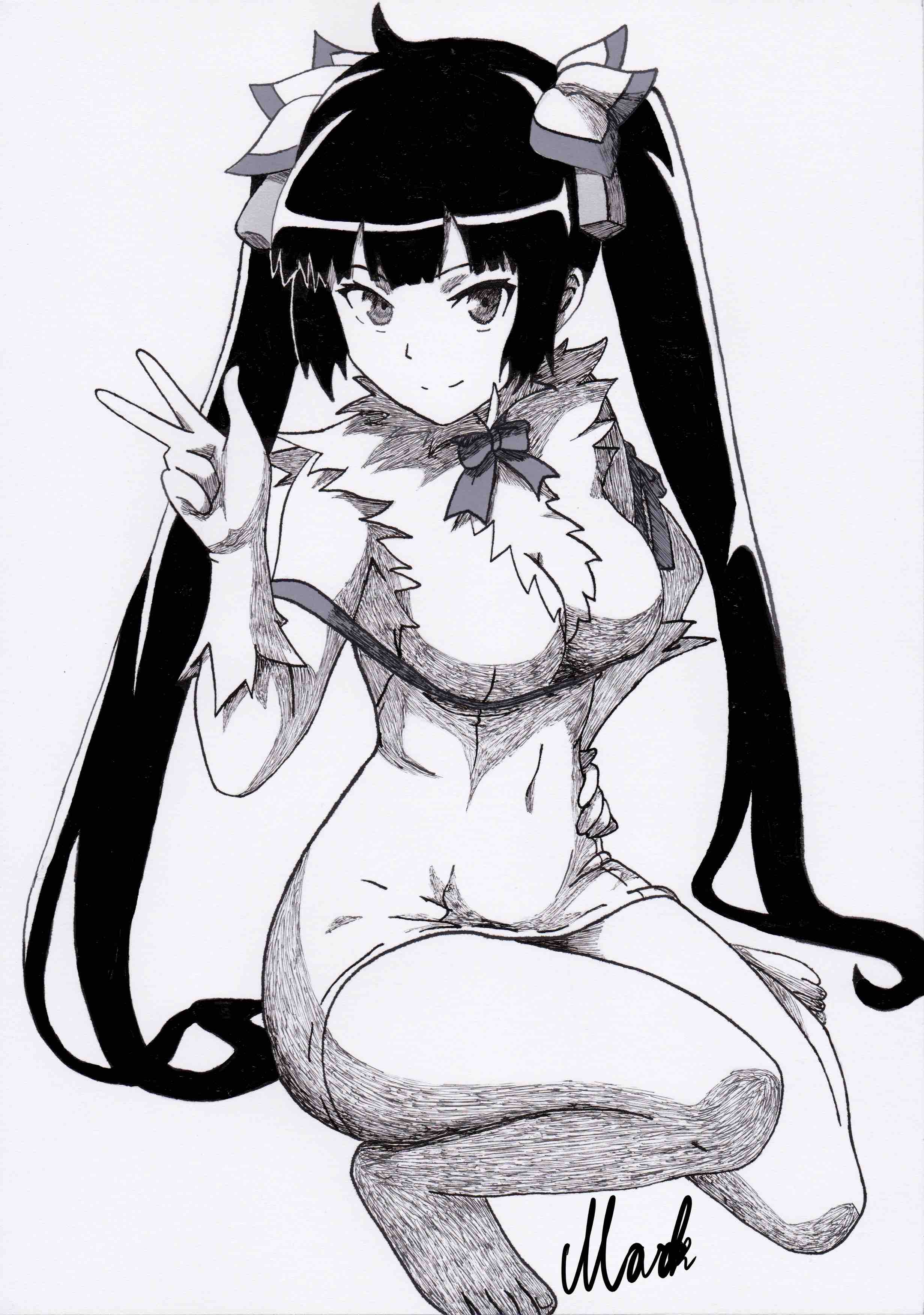 Disegno Manga Hestia 3