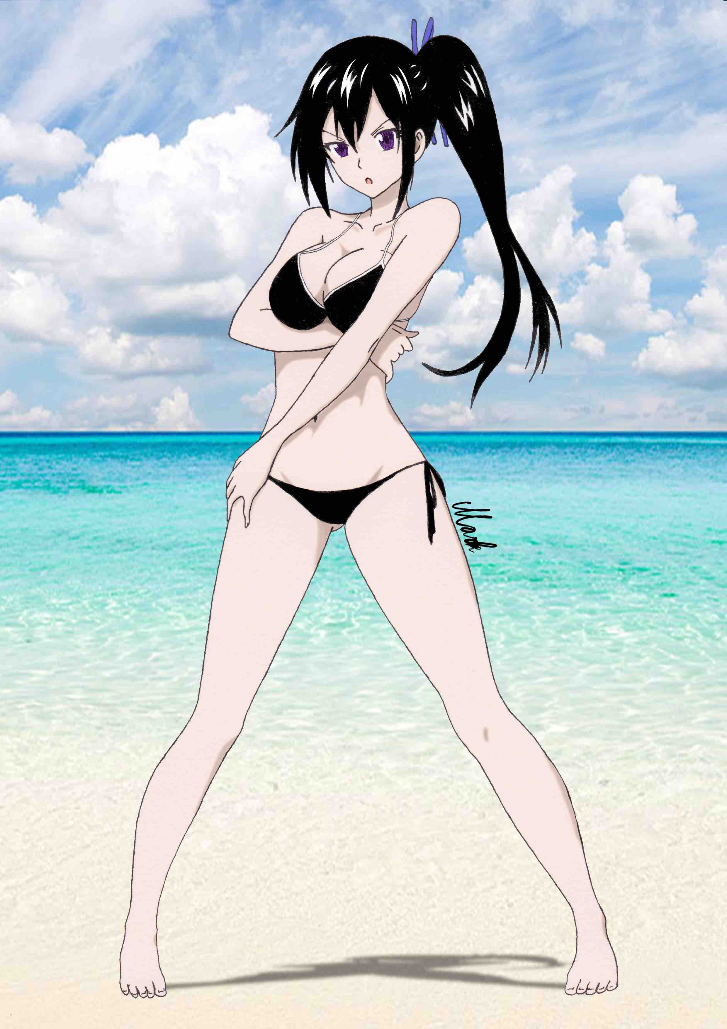 Disegno Manga Mai Kawakami Colorato 2