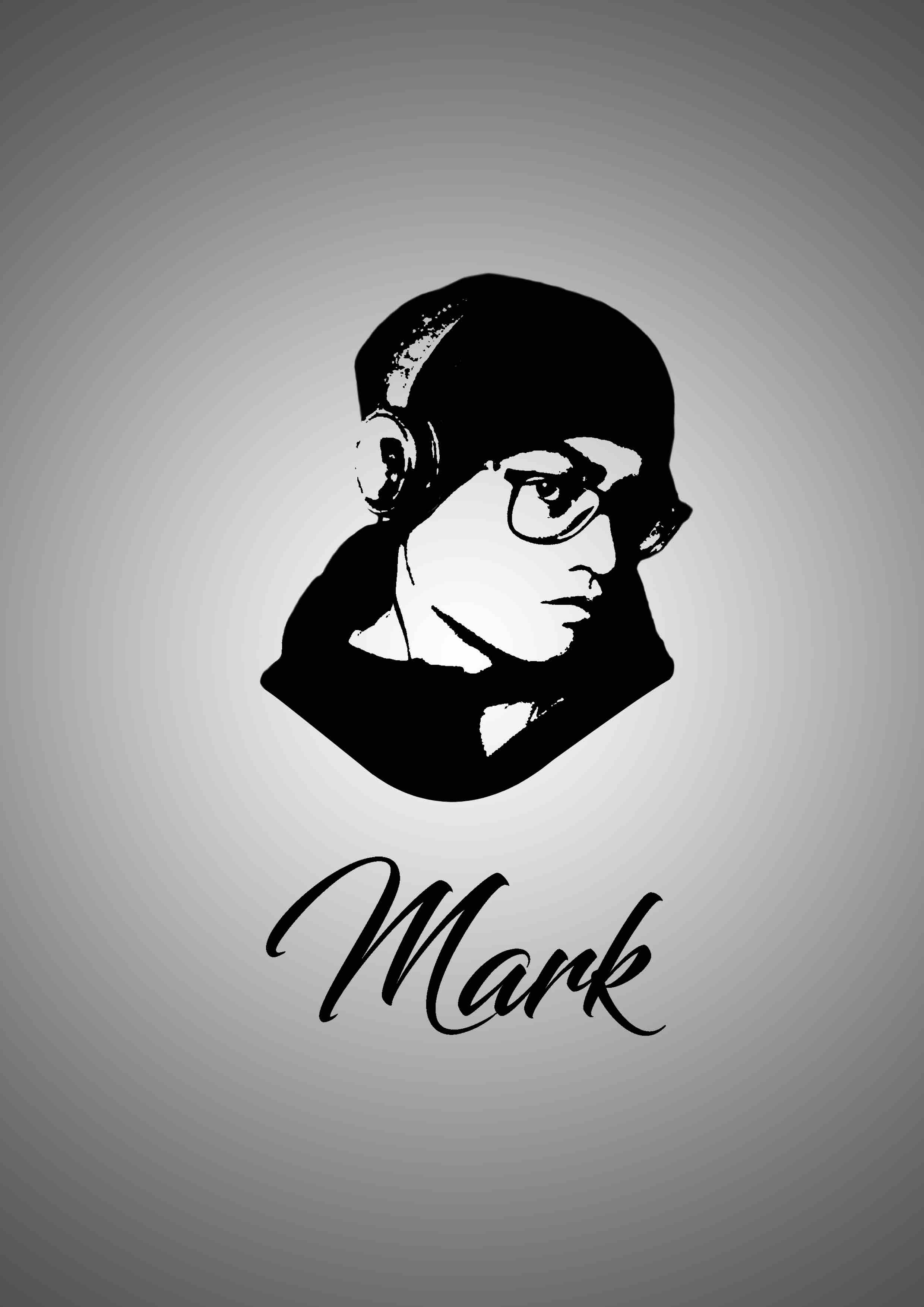 Mark face logo